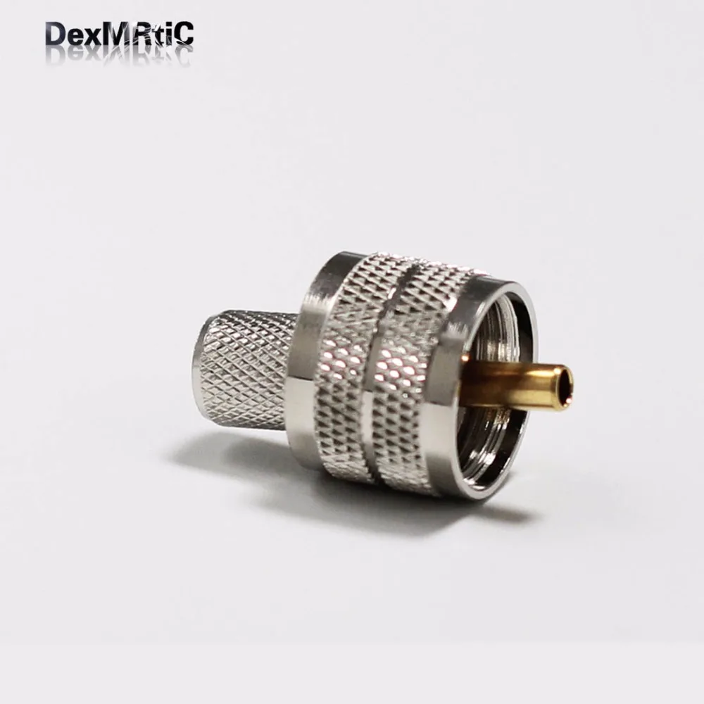 1pc UHF male PL259 RF Coax Connector Crimp for RG8 RG213 LMR400 Straight Nickelplated NEW wholesale
1pc UHF male PL259 RF Coax Connector Crimp for RG8 RG213 LMR400 Straight Nickelplated NEW wholesale