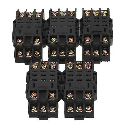 5Pcs 11 Pins 27mm DIN Rail Panel Mounted Electromagnetic Power Relay Socket Base
5Pcs 11 Pins 27mm DIN Rail Panel Mounted Electromagnetic Power Relay Socket Base