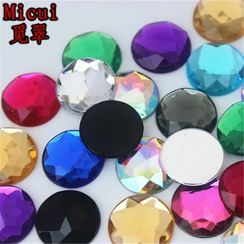 Micui 50pcs 20mm Round Crystals Acrylic Rhinestones Flatback Glue On Gems Strass Crystal Stone Clothes Dress Craft ZZ751
Micui 50pcs 20mm Round Crystals Acrylic Rhinestones Flatback Glue On Gems Strass Crystal Stone Clothes Dress Craft ZZ751