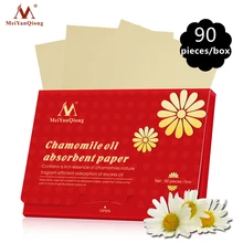 Huile de camomille papier absorbant la pulpe de bois naturelle parfumée contient une Essence riche d'adsorption efficace de l'excès d'huile(China)