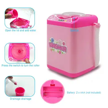 Drop Ship Multifunction Mini Makeup Brush Powder Puff Washing Machine Simulation Toys Pretend Kid Play Electric Cleaner Tool
Drop Ship Multifunction Mini Makeup Brush Powder Puff Washing Machine Simulation Toys Pretend Kid Play Electric Cleaner Tool
