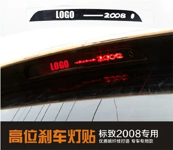 1pc carbon fiber car stickers High brake light High mounted stop lamp for Peugeot 2008
1pc carbon fiber car stickers High brake light High mounted stop lamp for Peugeot 2008