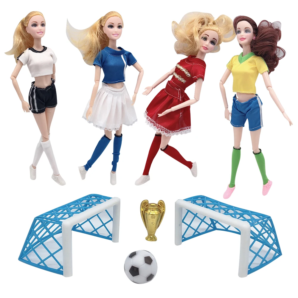 2019The latest fashion Barbies Princess Doll Football Team PK Competition Set Children's Plastic Interactive Toys
2019The latest fashion Barbies Princess Doll Football Team PK Competition Set Children's Plastic Interactive Toys
