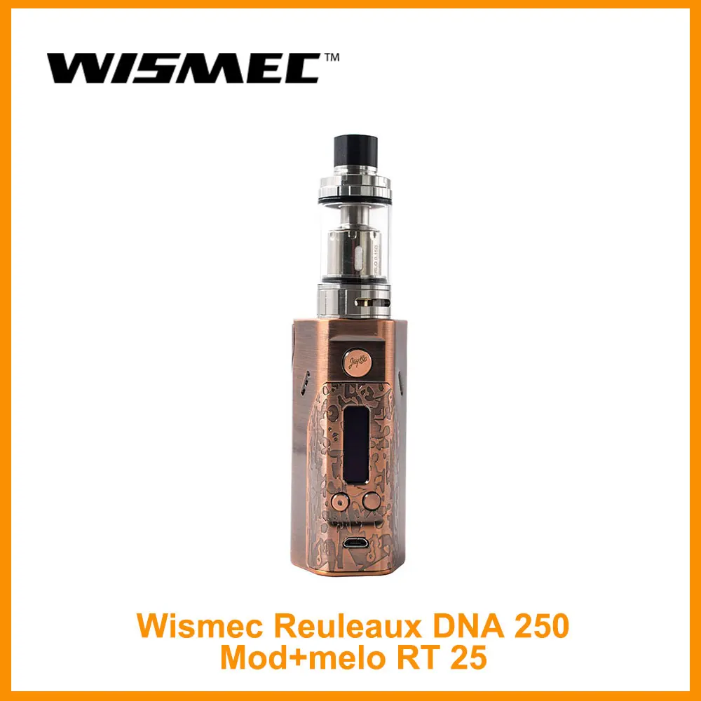 Original Wismec Reuleaux DNA 250 Box Mod And Eleaf Melo RT 25 Atomizer Output Wattage 250W Evolv DNA TC/VW Mod E-Cig
Original Wismec Reuleaux DNA 250 Box Mod And Eleaf Melo RT 25 Atomizer Output Wattage 250W Evolv DNA TC/VW Mod E-Cig