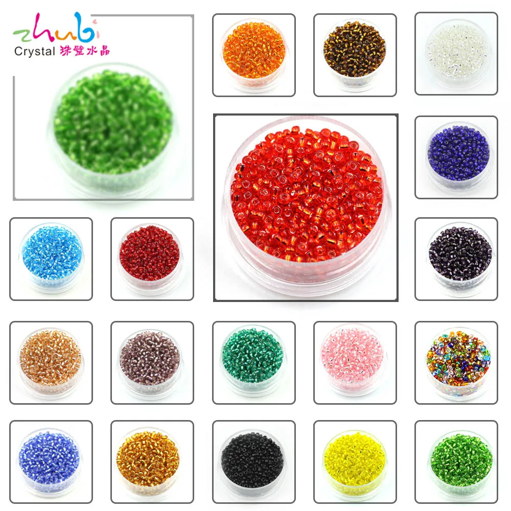 1000pcs New Colorful Czech Glass Round Spacer Loose Beads Jewelry Findings 2mm