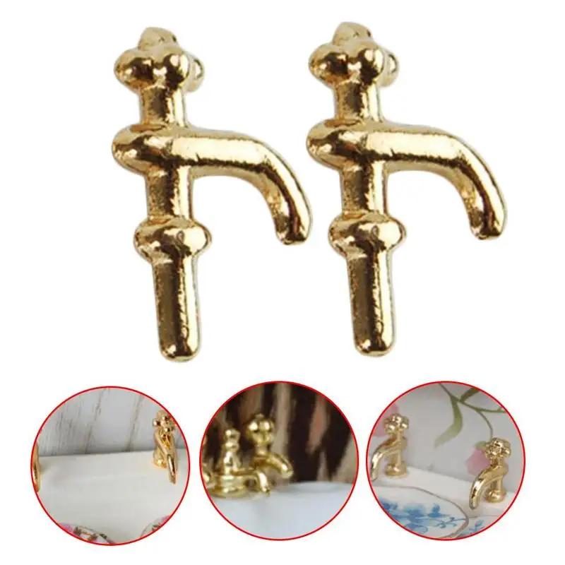 2pcs/lot 1:12 Scale Dollhouse Faucet Diy Cabin Metal Material Water Tap Faucet Miniature Golden Faucet Dollhouse Accessories
2pcs/lot 1:12 Scale Dollhouse Faucet Diy Cabin Metal Material Water Tap Faucet Miniature Golden Faucet Dollhouse Accessories