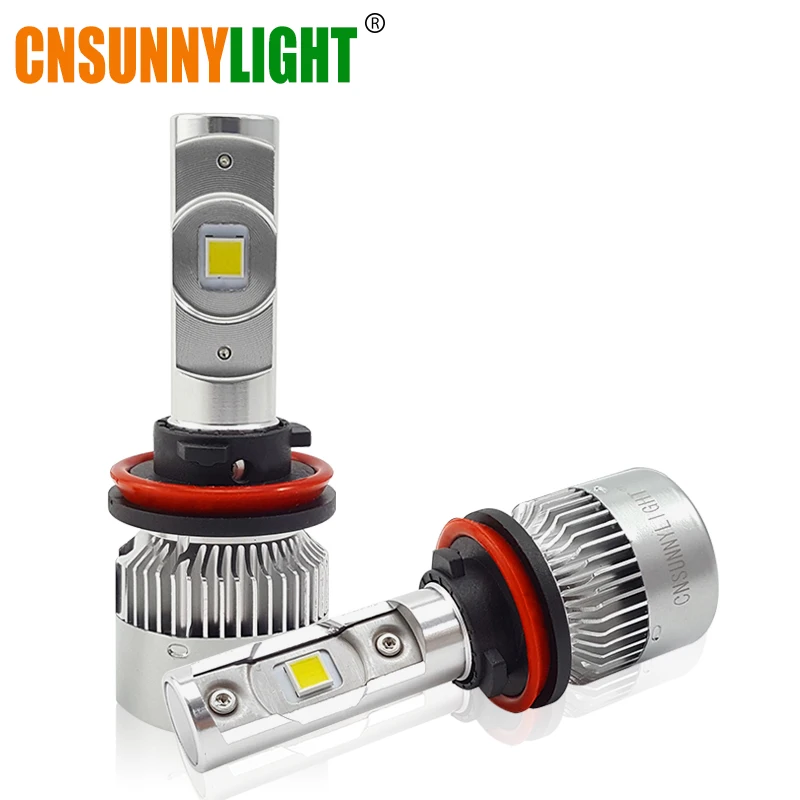 CNSUNNYLIGHT COB LED H7 H4 H11 Car Headlight Bulbs With Mini Size Heatsink 12000LM 5500K Auto Headlamp For Car Front Fog Lights
CNSUNNYLIGHT COB LED H7 H4 H11 Car Headlight Bulbs With Mini Size Heatsink 12000LM 5500K Auto Headlamp For Car Front Fog Lights