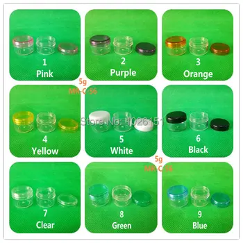 5ml 5g jar Cosmetic cream Jar make up refillable Empty Bottle, clear Cream Containers 5g Jars with lids, FREE shipping 100+2PCS
5ml 5g jar Cosmetic cream Jar make up refillable Empty Bottle, clear Cream Containers 5g Jars with lids, FREE shipping 100+2PCS