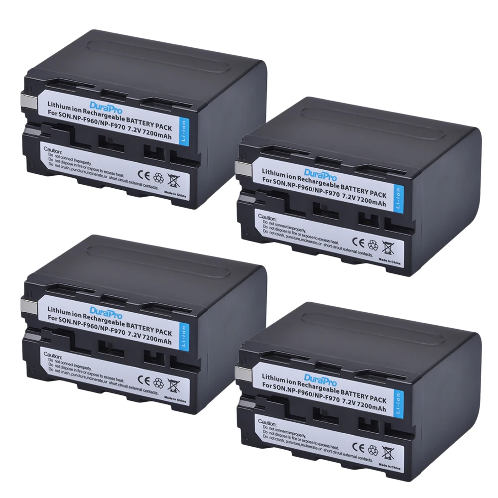 4Pack-DuraPro 7200mAh NP-F960 NP-F970 NP F930 Battery for SONY F950 F960 F330 F550 F570 F750 F770 MC1500C 190P 198P F950 HD1000C
4Pack-DuraPro 7200mAh NP-F960 NP-F970 NP F930 Battery for SONY F950 F960 F330 F550 F570 F750 F770 MC1500C 190P 198P F950 HD1000C