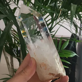A490----545g Natural Transparent Polished Quartz Crystal Point Wand Piedras naturales y minerales ornaments for Christmas
A490----545g Natural Transparent Polished Quartz Crystal Point Wand Piedras naturales y minerales ornaments for Christmas