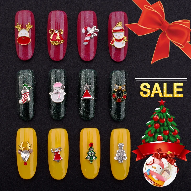Christmas New Year Nail Art Ornament Snowflake Snowman Christmas Tree Rhinestone Metal Nail Sticker Nail Ornament Alloy Beauty
Christmas New Year Nail Art Ornament Snowflake Snowman Christmas Tree Rhinestone Metal Nail Sticker Nail Ornament Alloy Beauty