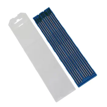 1.6 x 150 mm Silver&Green Tip WP Type TIG Welding Pure Tungsten Electrode in Case Pack of 10 
1.6 x 150 mm Silver&Green Tip WP Type TIG Welding Pure Tungsten Electrode in Case Pack of 10