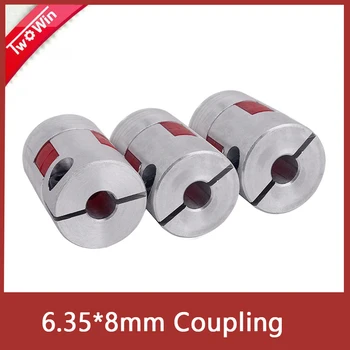 3pcs/lot 6.35x8mm Plum shaft coupling motor shaft coupler stepper motor coupler D20 L30
3pcs/lot 6.35x8mm Plum shaft coupling motor shaft coupler stepper motor coupler D20 L30