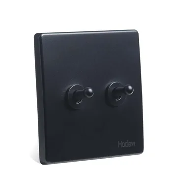 Wall Switch Socket, 86-Type Concealed Black Steel Frame, Two Open Double Control Switch Seat, PC 220V 10A
Wall Switch Socket, 86-Type Concealed Black Steel Frame, Two Open Double Control Switch Seat, PC 220V 10A