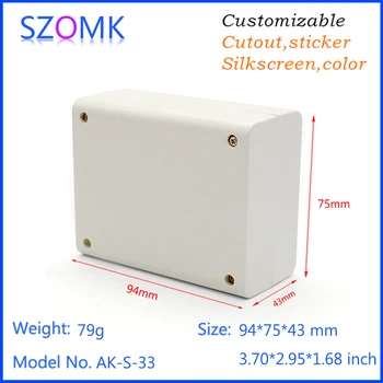 10pcs a lot High quality abs material plastic junction box plastic housing for electronics products 94*75*43mm
10pcs a lot High quality abs material plastic junction box plastic housing for electronics products 94*75*43mm