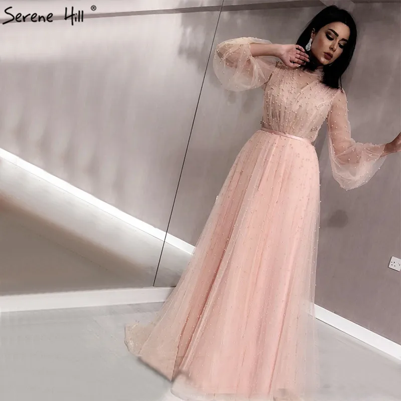 Black Peach Pearls Beach Tulle Prom Dresses 2019 Long Sleeves Sexy Prom Gowns Design Serene Hill Plus Size BLA60835
Black Peach Pearls Beach Tulle Prom Dresses 2019 Long Sleeves Sexy Prom Gowns Design Serene Hill Plus Size BLA60835