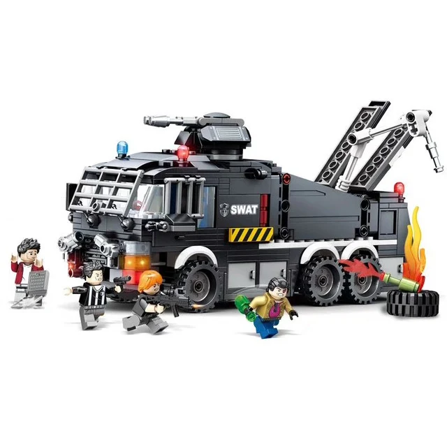 2019 NEW arrive SEMBO 102408 503pcs WW2 Army Military World War 2 SWAT Cars Water Cannon Vehicle Building Blocks
2019 NEW arrive SEMBO 102408 503pcs WW2 Army Military World War 2 SWAT Cars Water Cannon Vehicle Building Blocks