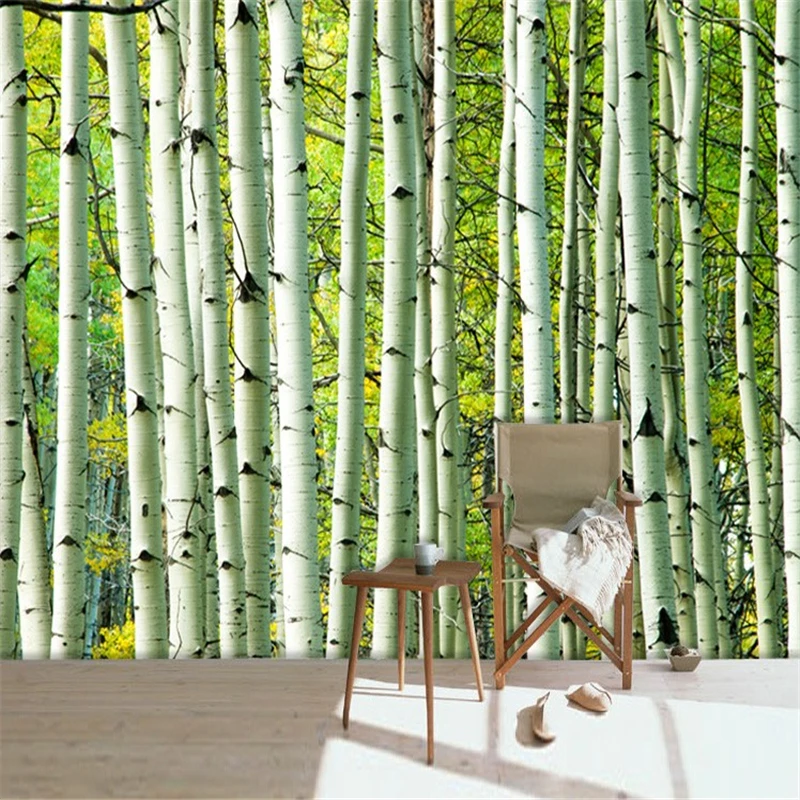 beibehang 3D mural wallpaper for walls 3 d Living room TV background wall paper Birch papel de parede papier peint papel pintado
beibehang 3D mural wallpaper for walls 3 d Living room TV background wall paper Birch papel de parede papier peint papel pintado