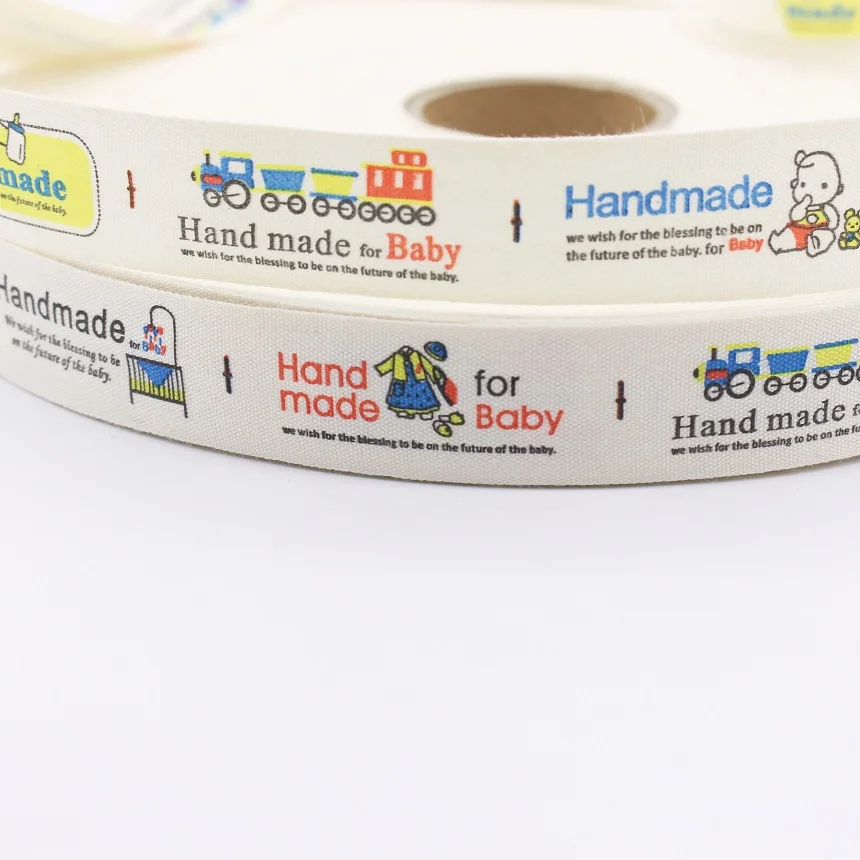 Handmade For Baby Cotton Webbing Decorative Cartoon Baby Supplies Series Label Grosgrain Ribbons For DIY Scrapbooking Sewing
Handmade For Baby Cotton Webbing Decorative Cartoon Baby Supplies Series Label Grosgrain Ribbons For DIY Scrapbooking Sewing