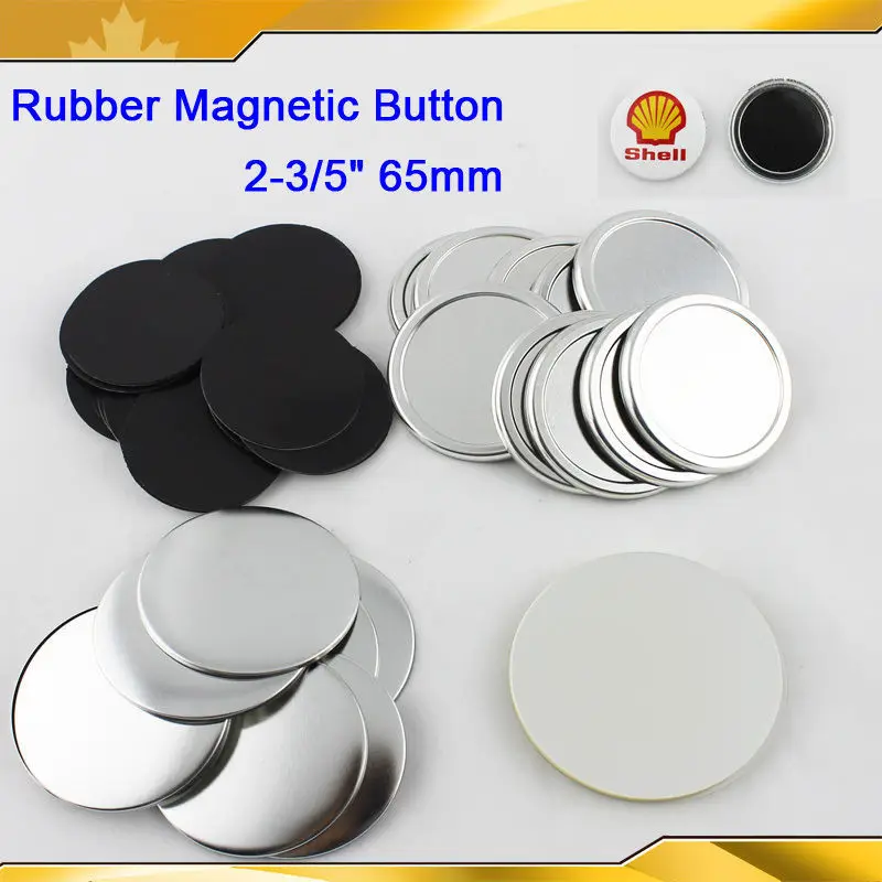 2-1/2" 65mm 100 Sets Soft Rubber Magnetic Magnet Badge Button Maker Pin Back Metal Button Supply Materials
2-1/2" 65mm 100 Sets Soft Rubber Magnetic Magnet Badge Button Maker Pin Back Metal Button Supply Materials