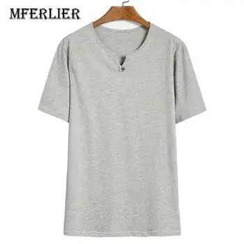 MFERLIER Plus size for weight 60-140kg 6XL summer shirt men short sleeve Loose men shirt Gray and Blue colors
MFERLIER Plus size for weight 60-140kg 6XL summer shirt men short sleeve Loose men shirt Gray and Blue colors