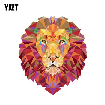 YJZT 12.2CM*14.2CM Geometric Lion Head Decal PVC Motorcycle Car Sticker 11-00631
YJZT 12.2CM*14.2CM Geometric Lion Head Decal PVC Motorcycle Car Sticker 11-00631