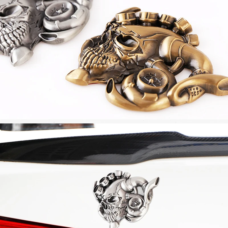 3D Car Sticker Motorcycle Auto Skull Metal Emblem Badge Decal StickerTurbo Skeleton Zinc Alloy Bear Out Car Body Decoration
3D Car Sticker Motorcycle Auto Skull Metal Emblem Badge Decal StickerTurbo Skeleton Zinc Alloy Bear Out Car Body Decoration