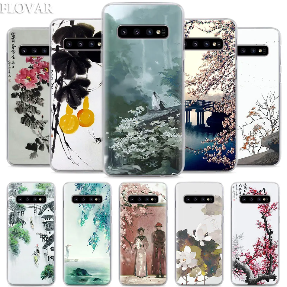 Chinese style ink painting Phone Case for Samsung Galaxy S10e S10 Plus S7 S8 S9 Plus Note 8 9 M10 M20 M30 Hard Case Coque
Chinese style ink painting Phone Case for Samsung Galaxy S10e S10 Plus S7 S8 S9 Plus Note 8 9 M10 M20 M30 Hard Case Coque