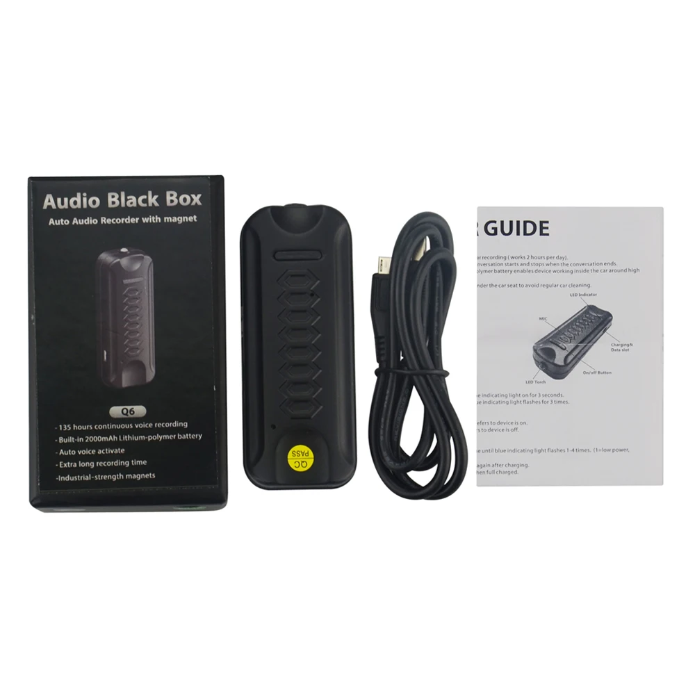 auto audio recorder Q6 with2000mAh rechargeable high temperature battery car equipment Voice Recorder Q6 built-in LED flashlight
auto audio recorder Q6 with2000mAh rechargeable high temperature battery car equipment Voice Recorder Q6 built-in LED flashlight