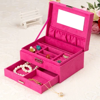 Multi-color 2-layer Jewelry set Display Case Box Velvet Jewelry Tabletop Showcase Organizer 634-A8 Jewelry Box
Multi-color 2-layer Jewelry set Display Case Box Velvet Jewelry Tabletop Showcase Organizer 634-A8 Jewelry Box