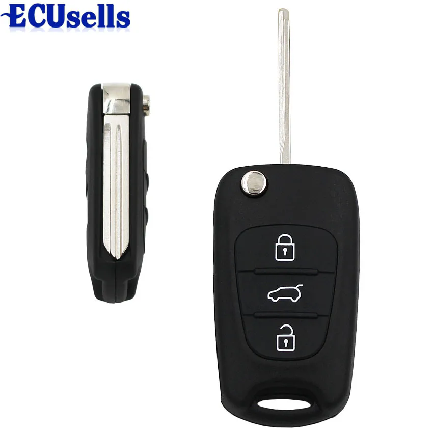 3 Button Replacement Shell Folding Remote Key Case Fob for Kia Forte Sportage Soul
3 Button Replacement Shell Folding Remote Key Case Fob for Kia Forte Sportage Soul