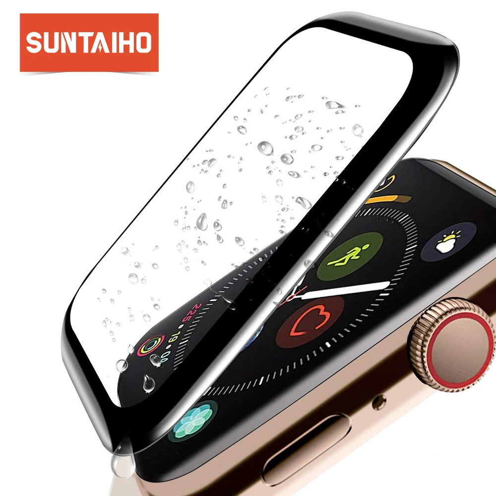 Suntaiho For Apple Watch 4 Screen Protector 4D Glass Film for Apple Watch 42mm 38mm 40mm 44mm for Apple Watch Series 2 1 3 4
Suntaiho For Apple Watch 4 Screen Protector 4D Glass Film for Apple Watch 42mm 38mm 40mm 44mm for Apple Watch Series 2 1 3 4