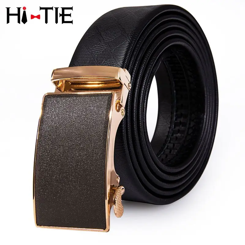 PD-2096 Hi-Tie Fashion Men's Wedding Belt Gold Buckle Cowhide Genuine Leather Automatic Buckle Belts for Men Leather Jeans Strap
PD-2096 Hi-Tie Fashion Men's Wedding Belt Gold Buckle Cowhide Genuine Leather Automatic Buckle Belts for Men Leather Jeans Strap