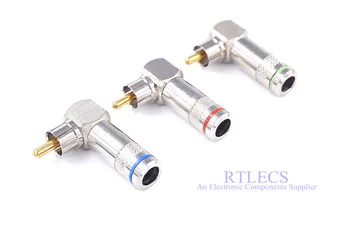 1 piece DIY RCA Plug Wire Solder Type Cable Mount Male Audio Video Connector Soldering RCA AV Angled 90 Degree Metal Shield
1 piece DIY RCA Plug Wire Solder Type Cable Mount Male Audio Video Connector Soldering RCA AV Angled 90 Degree Metal Shield