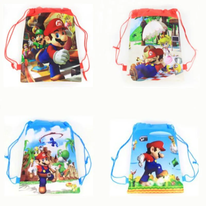 1 Pcs/set Kawaii Small Super Mario Bros Theme Birthday Party Gift Non-woven Drawstring Good Bags Favor Child Schoolbag Backpacks
1 Pcs/set Kawaii Small Super Mario Bros Theme Birthday Party Gift Non-woven Drawstring Good Bags Favor Child Schoolbag Backpacks