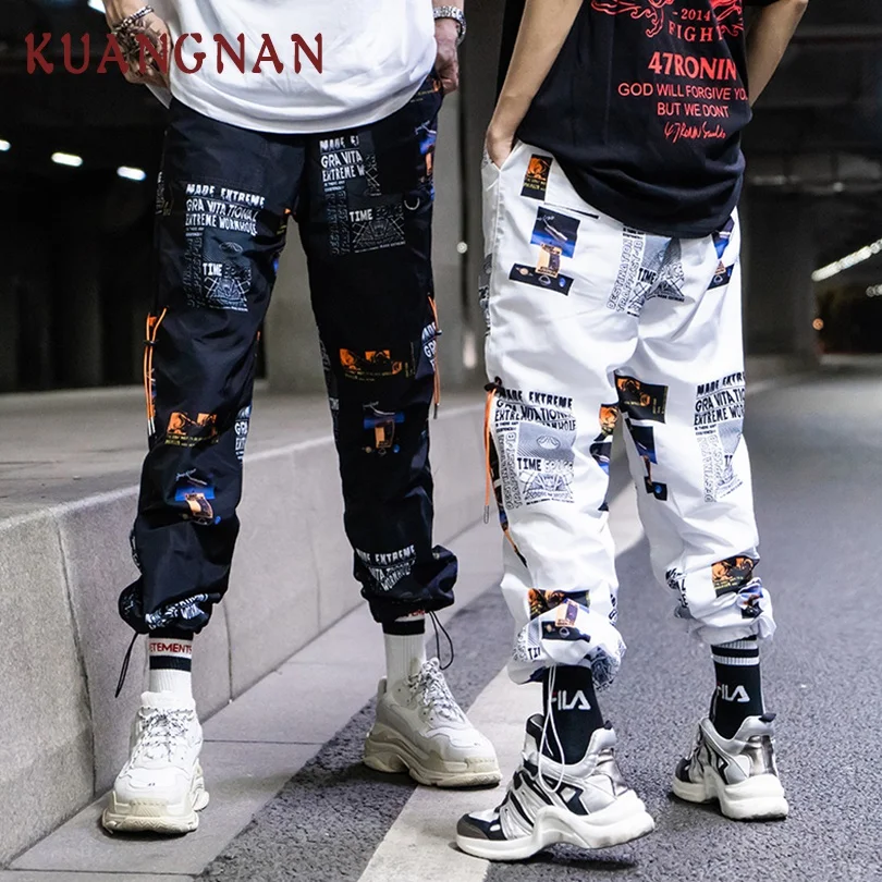 KUANGNAN Japanese Streetwear Ankle-Length Pants Men Jogger Hip Hop Trousers Men Pants Jogger Pants Joggers Men Sweatpants 2019
KUANGNAN Japanese Streetwear Ankle-Length Pants Men Jogger Hip Hop Trousers Men Pants Jogger Pants Joggers Men Sweatpants 2019