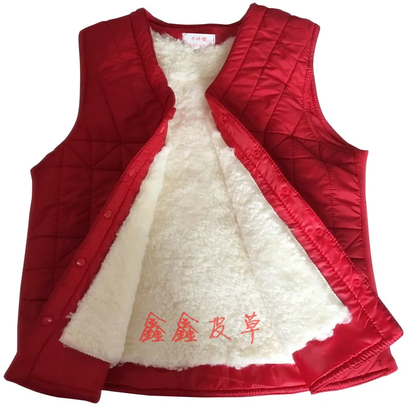 Woman Autumn Plus Size Solid V-neck Single Breasted 100% Sheepskin Fur Overcoat Female Winter Thicken Fur Vests Lady Warm Vest
Woman Autumn Plus Size Solid V-neck Single Breasted 100% Sheepskin Fur Overcoat Female Winter Thicken Fur Vests Lady Warm Vest