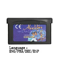 32 Bit Handheld Console Video Game Cartridge Card Aladdin ENG/FRA/DEU/ESP Language EU Version
32 Bit Handheld Console Video Game Cartridge Card Aladdin ENG/FRA/DEU/ESP Language EU Version