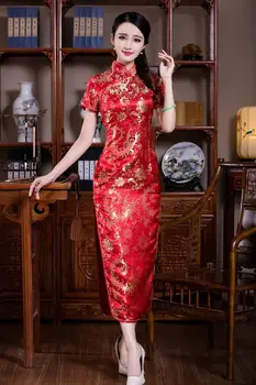 New Hot Sale Elegant White Satin Mandarin Collar Cheongsam Chinese Traditional Print Qipao Flower Sexy Long Dress S-3XL C0132
New Hot Sale Elegant White Satin Mandarin Collar Cheongsam Chinese Traditional Print Qipao Flower Sexy Long Dress S-3XL C0132