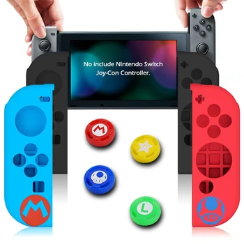 For Nintend Switch Gamepad Soft Protective Silicone Cover Case with 4 Analog Caps for Nintend Switch Joy-con Controller Hot Sale
For Nintend Switch Gamepad Soft Protective Silicone Cover Case with 4 Analog Caps for Nintend Switch Joy-con Controller Hot Sale