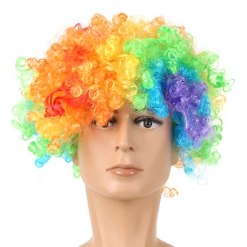 Soccer Fans Wig Explosion Curly Hairpiece Party Decoration Carnival Headwear Wigs Soccer Accessories Football Hair Wigs
Soccer Fans Wig Explosion Curly Hairpiece Party Decoration Carnival Headwear Wigs Soccer Accessories Football Hair Wigs