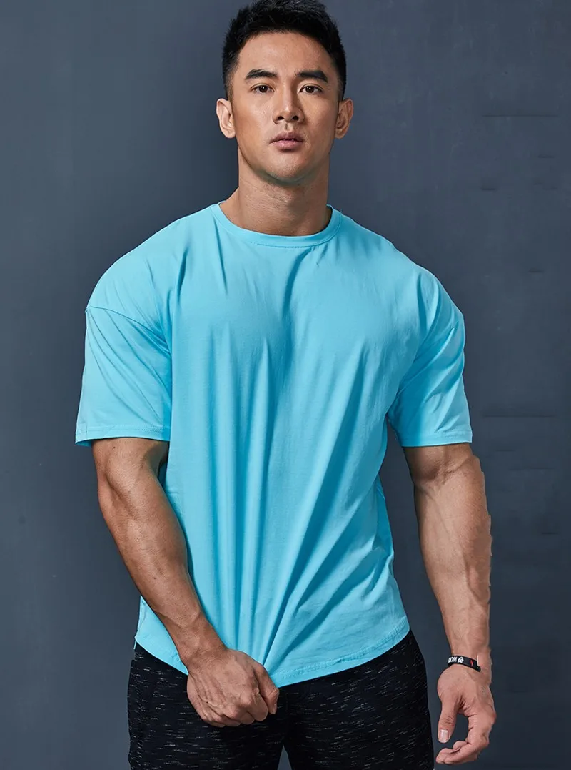 Fashion Men T Shirts Summer Sports Running Top Tees Mens Clothing Short Sleeve Casual O Neck cotton Fitness Tshirt Sportwear
Fashion Men T Shirts Summer Sports Running Top Tees Mens Clothing Short Sleeve Casual O Neck cotton Fitness Tshirt Sportwear