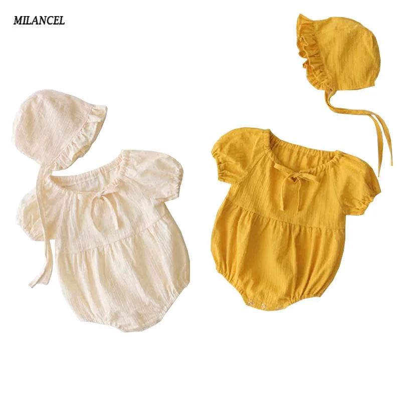 MILANCEL Baby Clothing Cotton Baby Bodysuits Infant Girls Bodysuits with Hat Long Sleeve Baby Boys Bodysuit
MILANCEL Baby Clothing Cotton Baby Bodysuits Infant Girls Bodysuits with Hat Long Sleeve Baby Boys Bodysuit