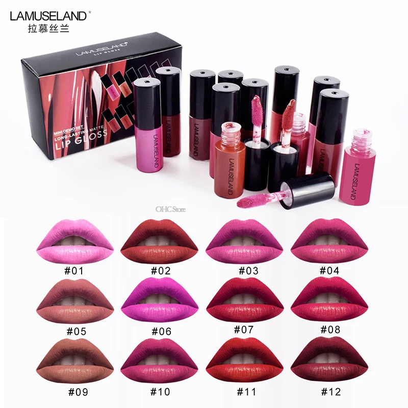 Travel Kit 12 Colors Long-Lasting Waterproof Lipstick Mini Matte Lip Gloss Demo Set Lips Makeup
Travel Kit 12 Colors Long-Lasting Waterproof Lipstick Mini Matte Lip Gloss Demo Set Lips Makeup
