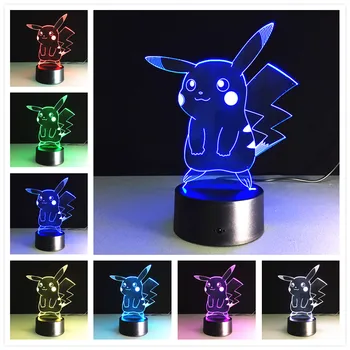 Toys Pokemon 3d Led 7 Color Changing 3D Night light Flash Birthday Party Desk Lamp Atmosphere Decoration Table Lamps
Toys Pokemon 3d Led 7 Color Changing 3D Night light Flash Birthday Party Desk Lamp Atmosphere Decoration Table Lamps