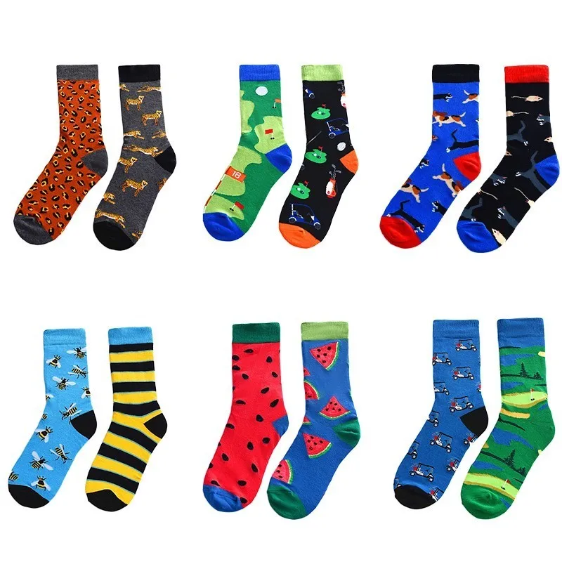 Novelty 1 Pair AB Men Socks Cotton Funny Crew Socks Cartoon Animal Fruit Dog Men Socks Trend Happy Socks For Christmas Gift
Novelty 1 Pair AB Men Socks Cotton Funny Crew Socks Cartoon Animal Fruit Dog Men Socks Trend Happy Socks For Christmas Gift