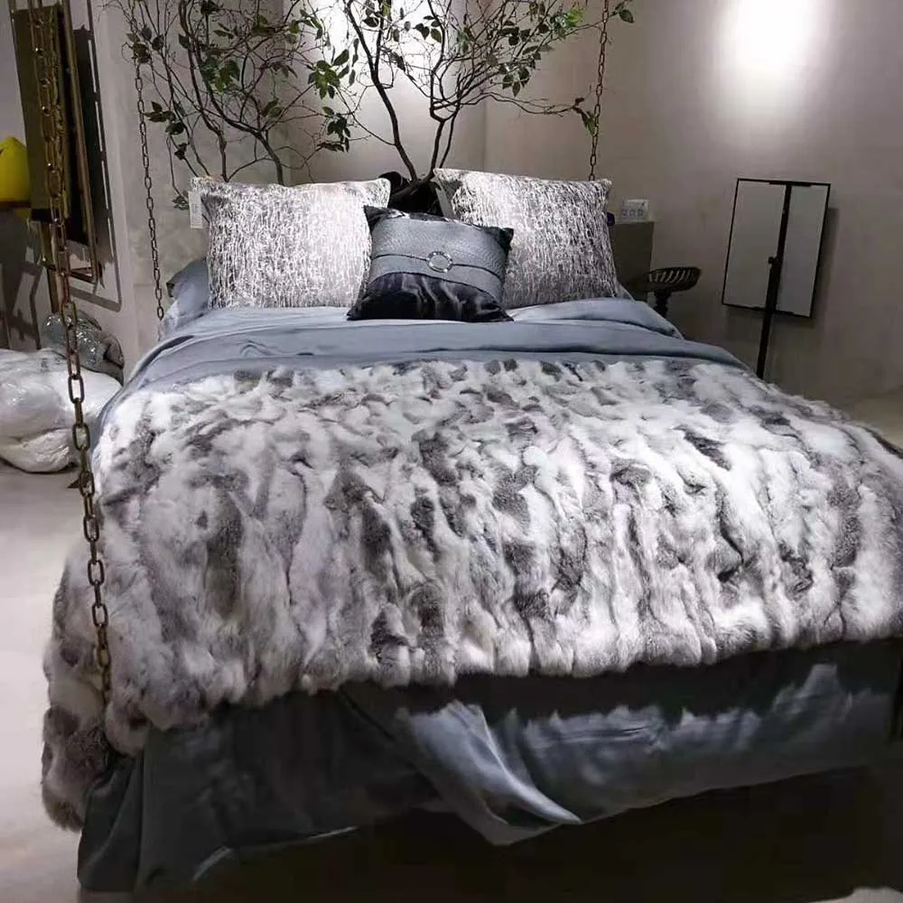 MS.Softex Natural Rabbit Fur Blanket Patchwork Real Rabbit Fur Throw Factory OEM Fur Blanket Pillows Soft Rabbit Fur Blanket
MS.Softex Natural Rabbit Fur Blanket Patchwork Real Rabbit Fur Throw Factory OEM Fur Blanket Pillows Soft Rabbit Fur Blanket