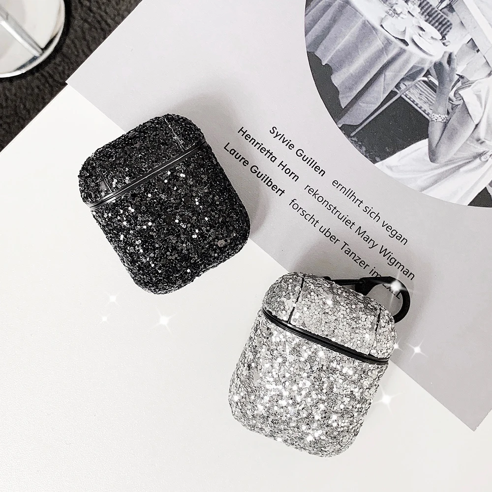 Luxury Bling Shiny Sequin Case For Apple Airpods Cover Noble Glitter Girl Bluetooth Wireless Earphone Protective Case Bags
Luxury Bling Shiny Sequin Case For Apple Airpods Cover Noble Glitter Girl Bluetooth Wireless Earphone Protective Case Bags