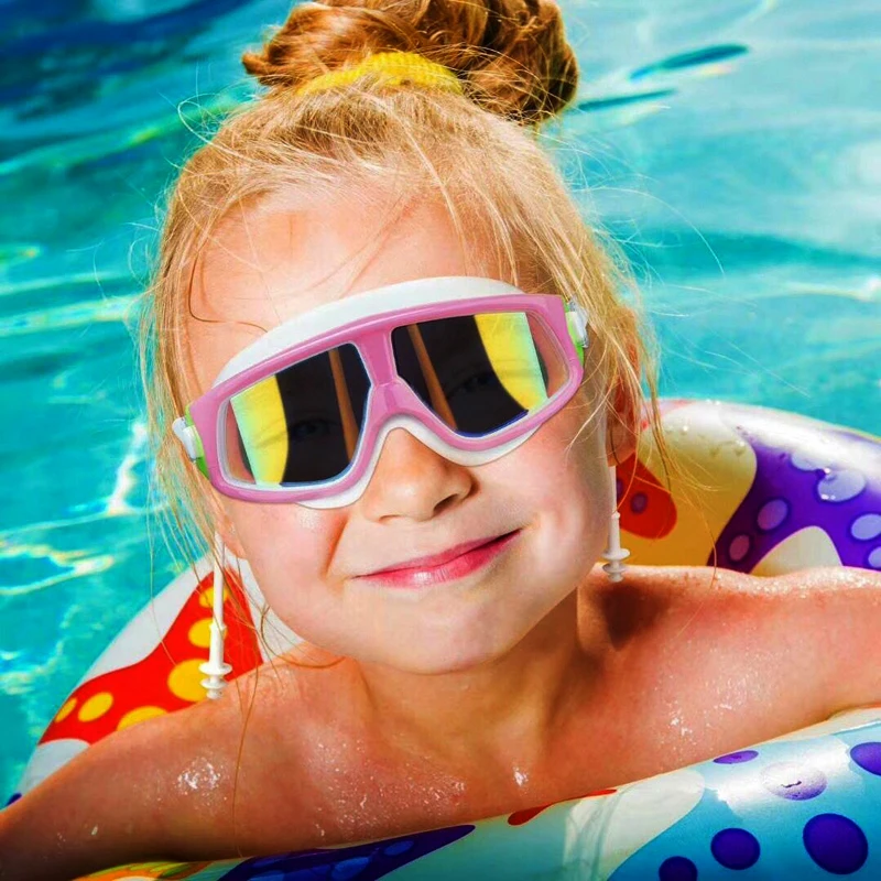 Kids Swim Goggles Water-proof Large Frame Plated Anti Fog Professional Swimming Glasses Prescription Boys Girls Children Eyewear
Kids Swim Goggles Water-proof Large Frame Plated Anti Fog Professional Swimming Glasses Prescription Boys Girls Children Eyewear