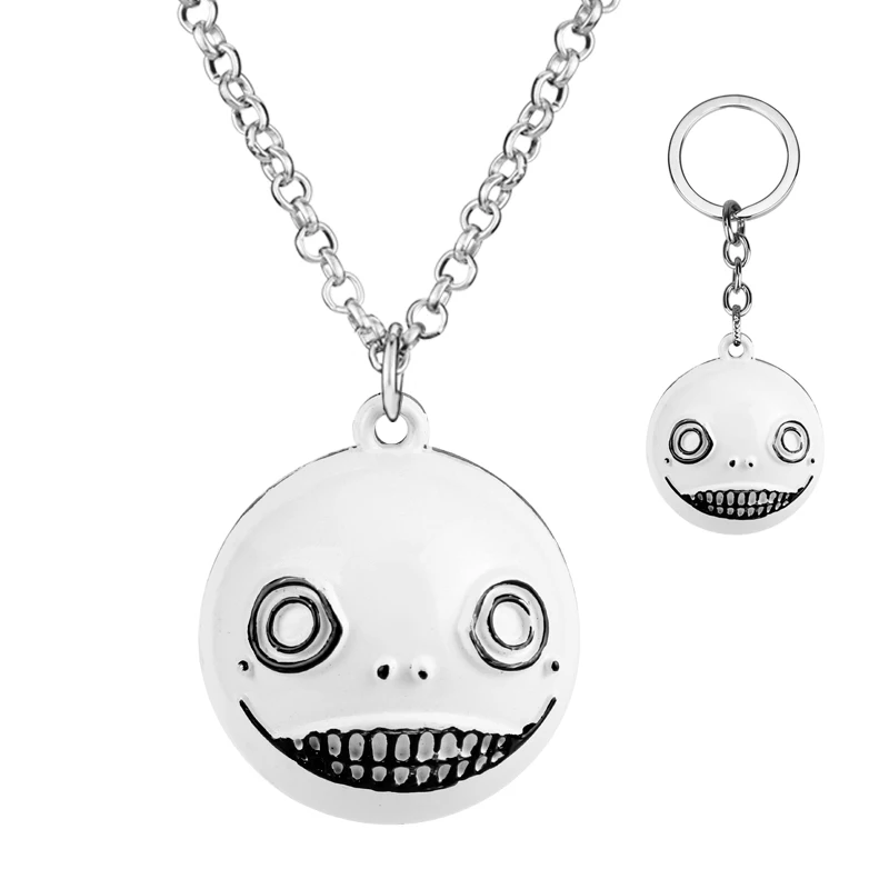 Game Nier Automata Silicone Solid Face Ball White Necklace Emil Type B Heroine Pendant Charm Jewelry Metal Car Keychain
Game Nier Automata Silicone Solid Face Ball White Necklace Emil Type B Heroine Pendant Charm Jewelry Metal Car Keychain
